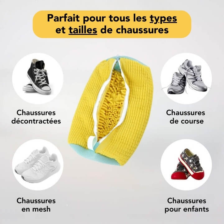 Nettoyant éclair pour chaussures