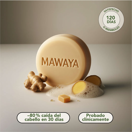 Champú Sólido Anticaída y Crecimiento - Mawaya